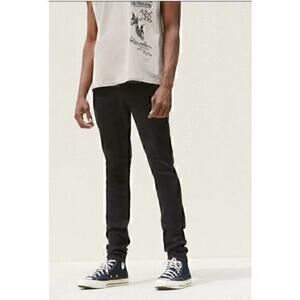 Pacsun Jeans Mens Sz 30 x 30 Black Distressed Denim Comfort Stretch Skinny Pants